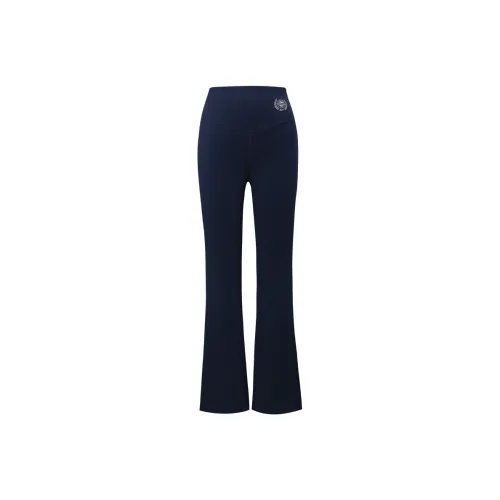 Reebok Knitted Sports Pants Women's Navy Blue