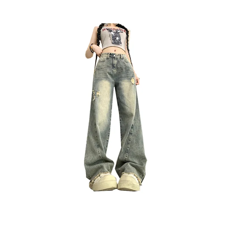 BENGEN Jeans Women's Yellow Mud Pants-0