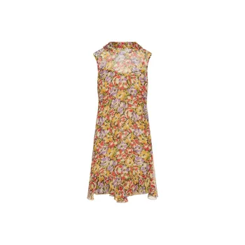 Stella McCartney Ultra Floral print Ruffled Minidress