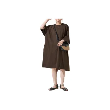 FREAK'S STORE Short Sleeved Dress Women's Brown