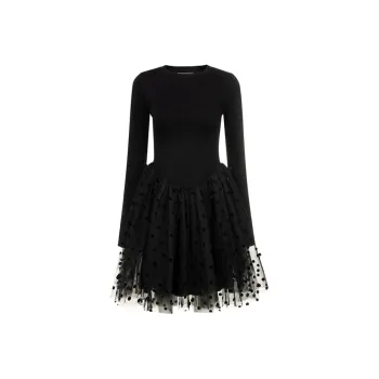 AIVEI Long Sleeved Dresses Women's Black