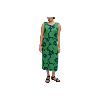 Marimekko Sleeveless Dress Women's Green