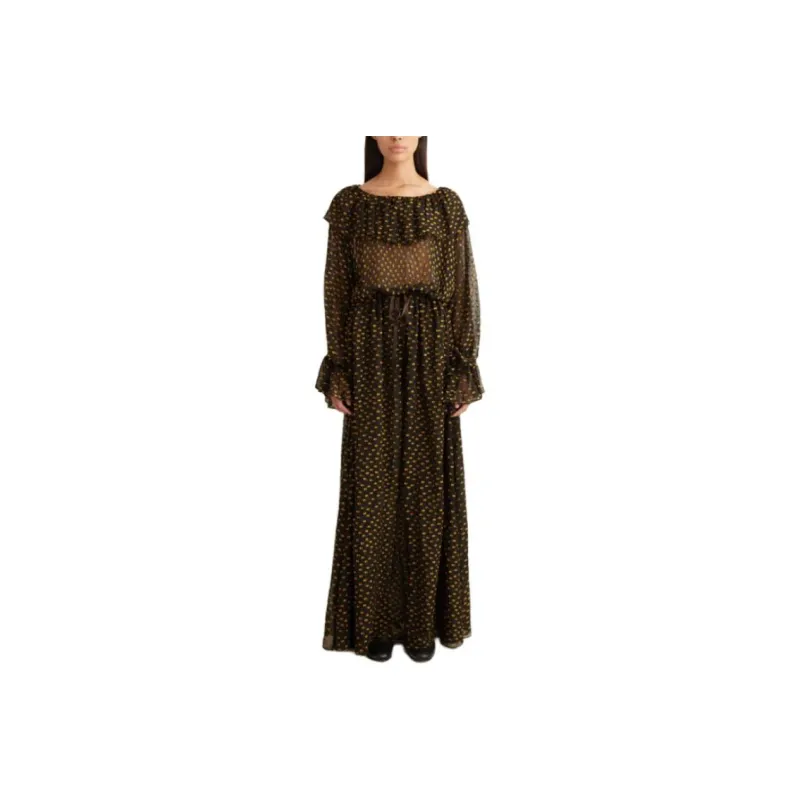 BODE Stadium Midi Dress-0