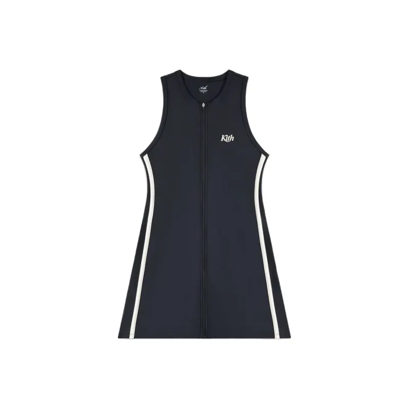KITH Women's 2024 Summer Collection SS24 Cora Active Mini Dress Sleeveless Dress Women's Blue-0