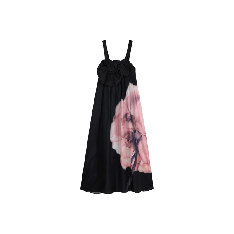 HDFULERN Slip Dresses Women's Paris Night Rose-0