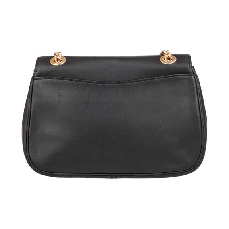 COACH Cassidy Pebbled Leather Handbag Shoulder Bag Crossbody Bag Small Size Women's Black-2