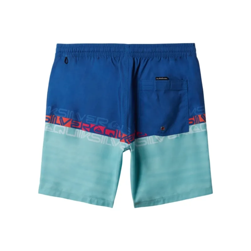 Quiksilver Everyday Wordblock Volley Swimming Shorts Men's Blue-1