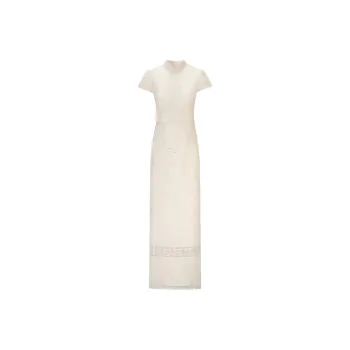 COVER TIME Short Sleeved Dress Women's Apricot