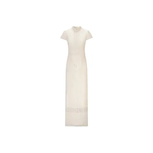 COVER TIME Short Sleeved Dress Women's Apricot