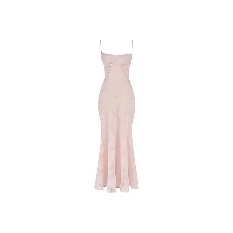 HOUSE OF CB SEREN Slip Dress Women's PINK/Pink-0
