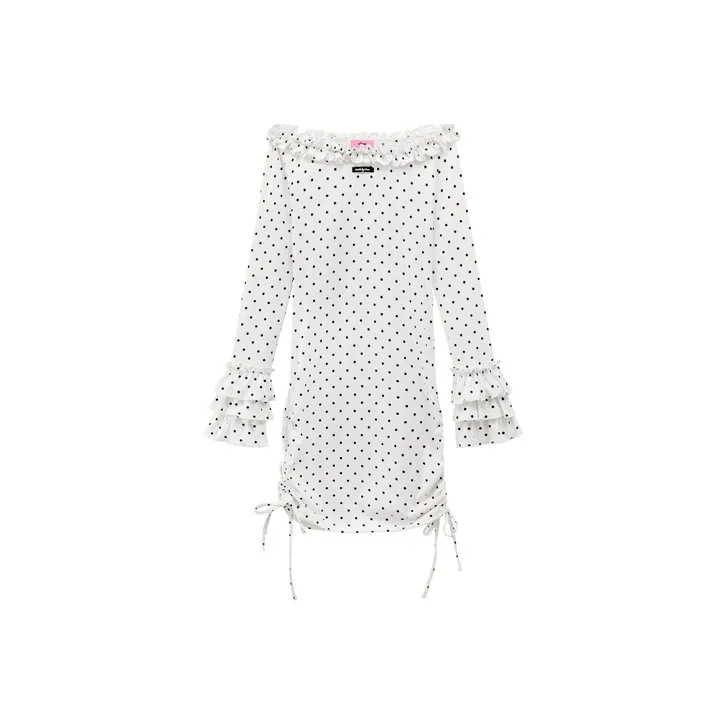 CHUU Long Sleeved Dresses Women's White-0