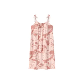 Cotton Shopping Nightgown Women's