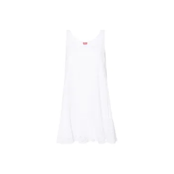 KENZO Broderie Sleeveless Mini Dress