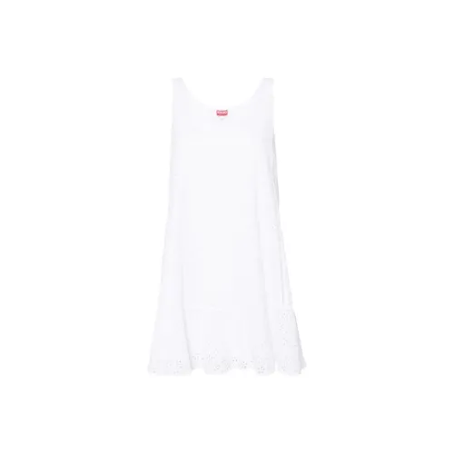 KENZO Broderie Sleeveless Mini Dress