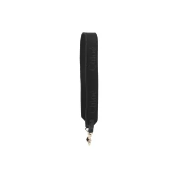 Chloe Linen Canvas Bag Strap Women's Black