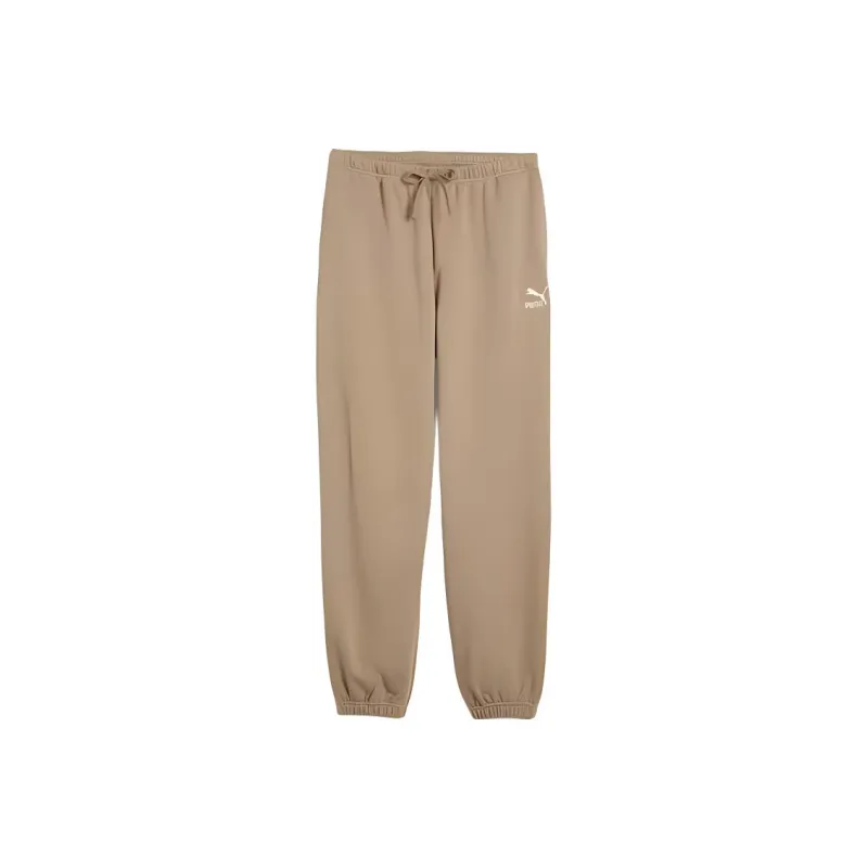 PUMA BETTER CLASSICS Knitted Sports Pants Women's Brown-0