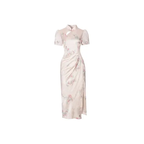 JOSR Short Sleeved Dress Women's Pink