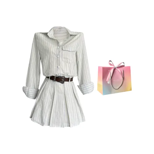 UNION REMOVE Long-Sleeved Dresses Women's White
