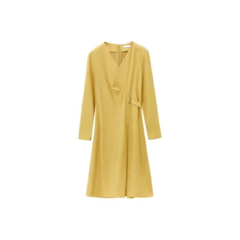 OVV Long Sleeved Dress Women's Medium Yellow
