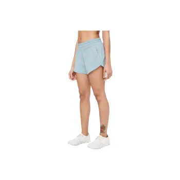 Lululemon Tracker Casual Shorts Women's Dark Pink Blue
