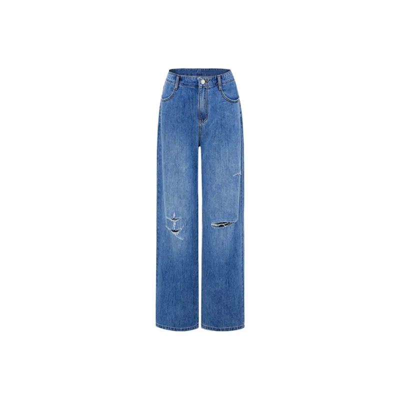 NAVIGARE Jeans Women's Dark Pearl Royal Blue-0