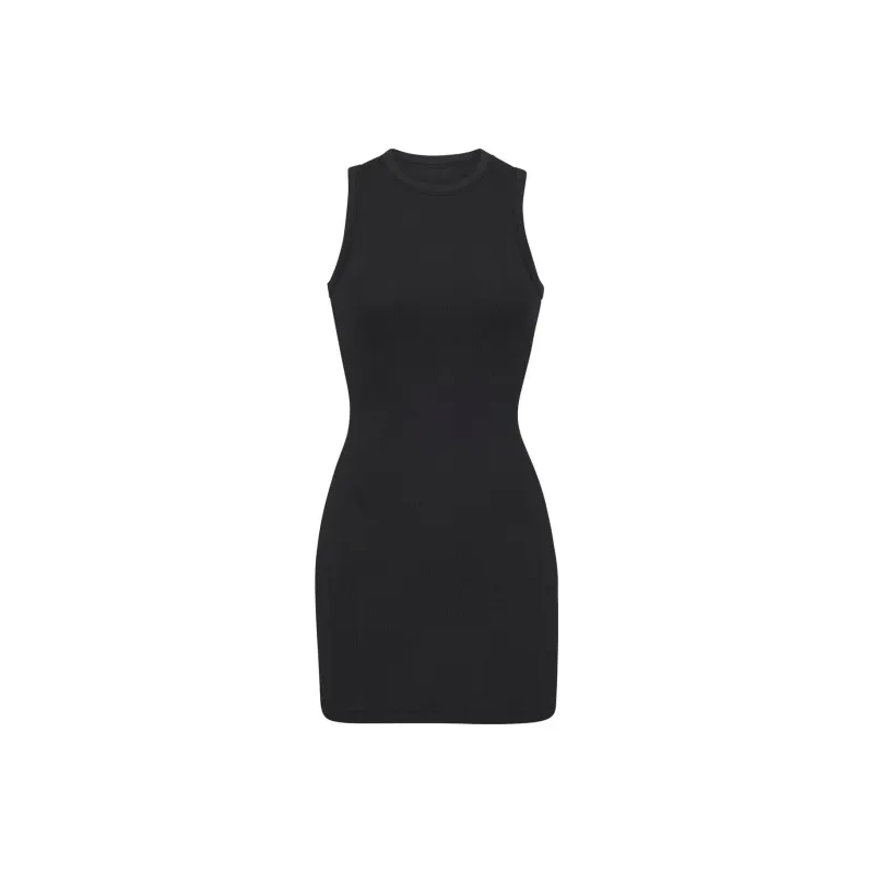 Skims Sleeveless Dresses Women's Agate Black-0