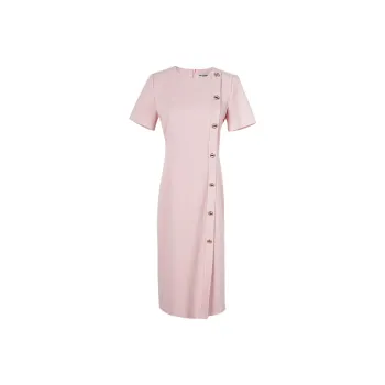 MISSSHINE Short Sleeved Dresses Women's Pink