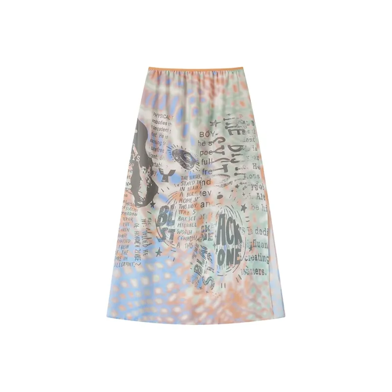 WULISHAONIAN Casual Long Skirts Unisex-8
