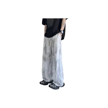 BENGEN Casual Pants Unisex Gray