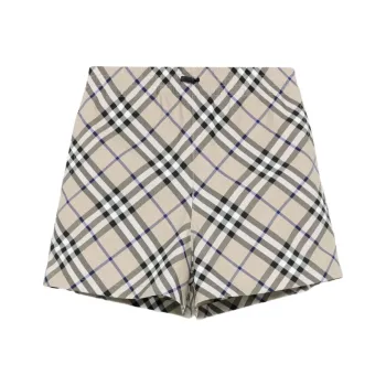 Burberry Casual Shorts Women's Gray