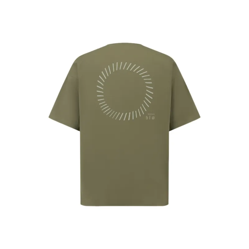 DESCENTE BLEU T Shirts Men-5