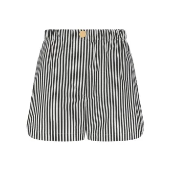 SportMax Muscari Striped Shorts
