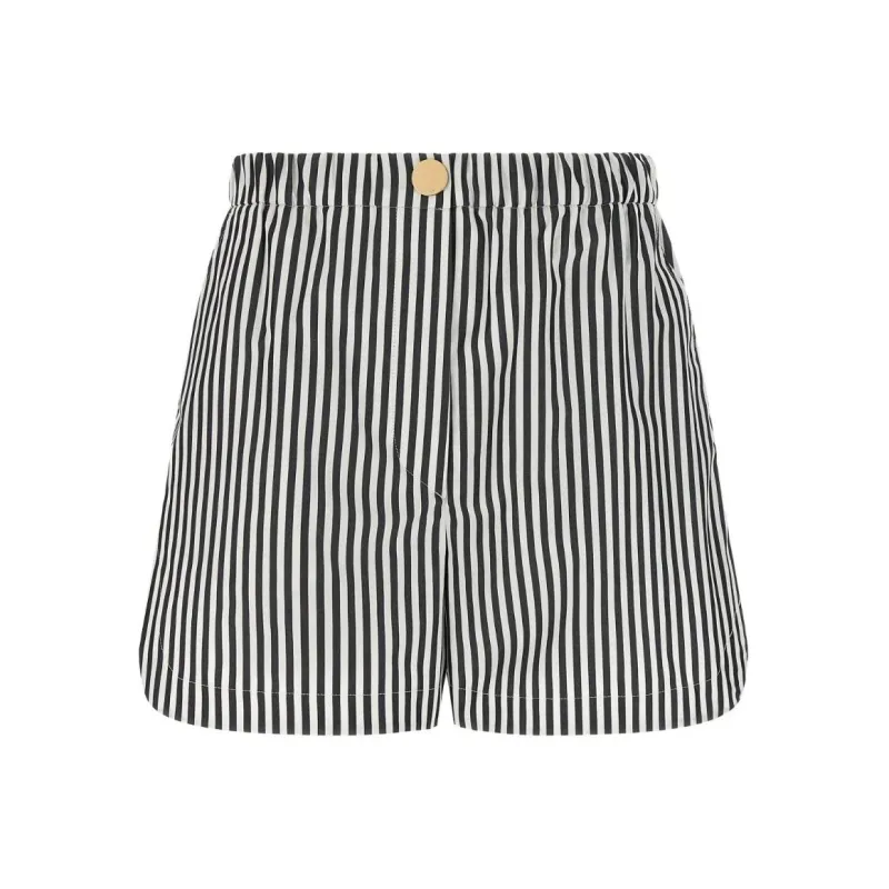 SportMax Muscari Striped Shorts-0
