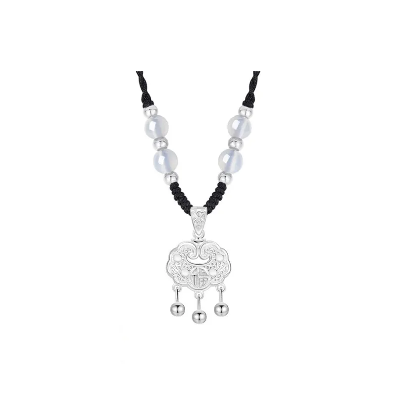 MAMADESHOUHU Agate Necklaces Women's-0