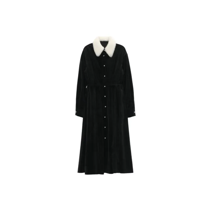 Boutique By Babymoon Long Sleeved Dresses Women's Black-0