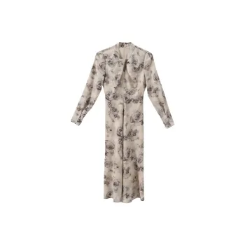 YUMOMO STAR Long Sleeved Dresses Women's Ink Wash Floral