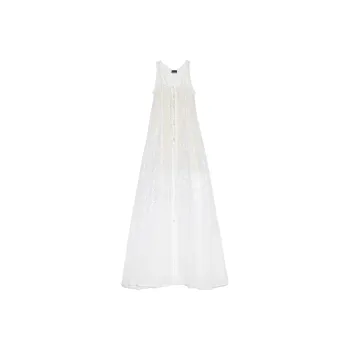 Jacquemus Long Negligee Ribbon Detail Dress