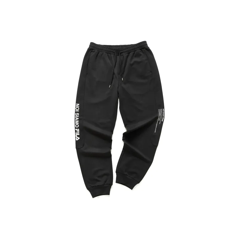 FILA NOISIAMO Knitted Sweatpants Men's Pitch Black-0