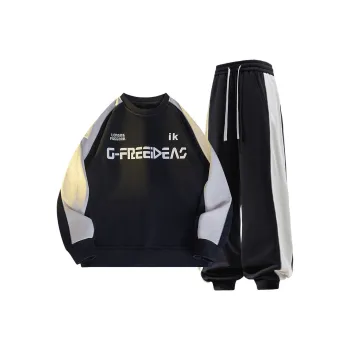 Korean Style Sweatshirt Set Unisex