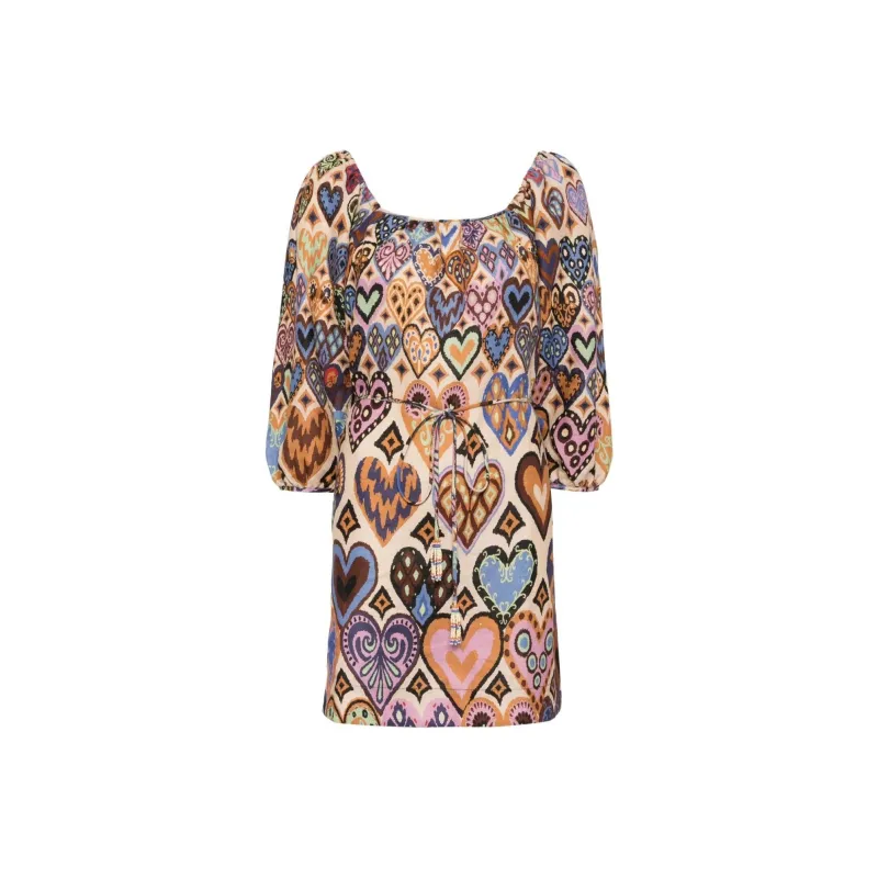 Farm Rio Puff Sleeves Dress-0