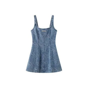 PHORM Slip Dresses Women's Denim Blue