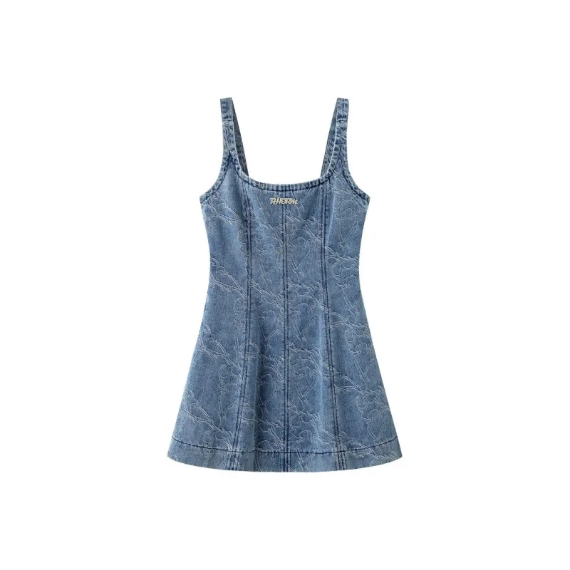 PHORM Slip Dresses Women's Denim Blue-0