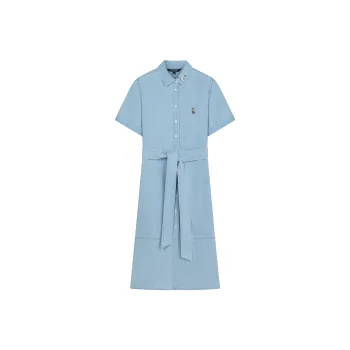 Teenie Weenie Short Sleeved Dress Women's Light Blue
