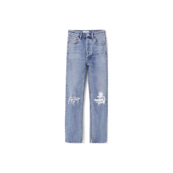 AGOLDE Ripped High rise Cropped Jeans