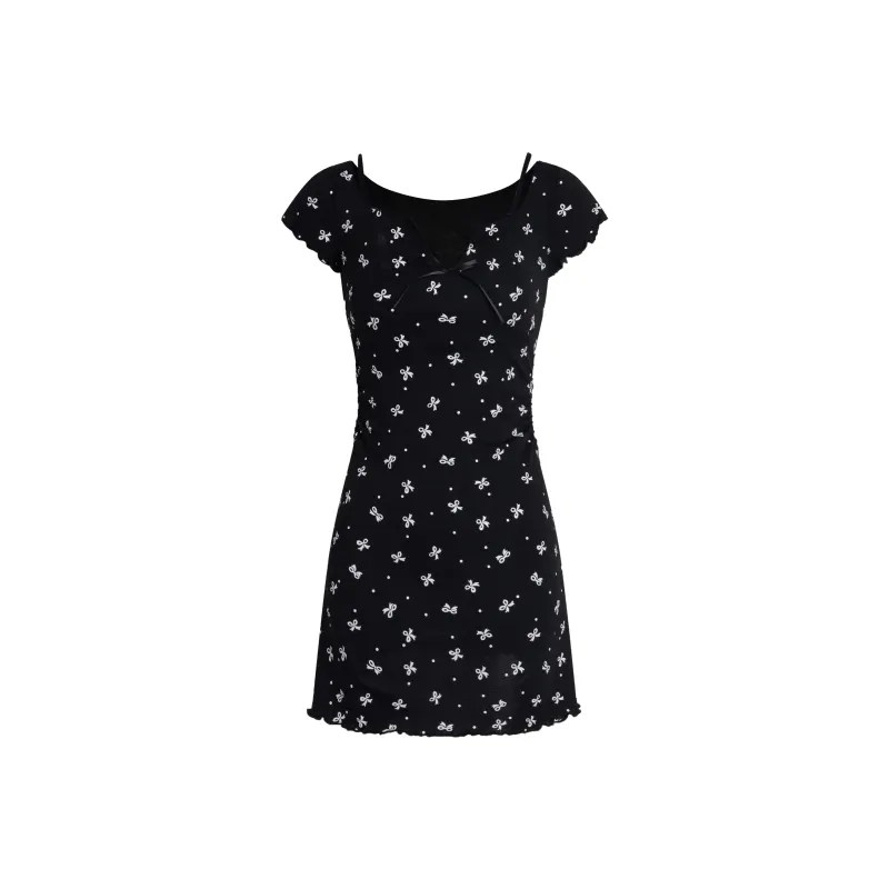 Mu Xiao Xin Short Sleeved Dress Women's-13