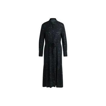 HUGO BOSS FW24 Long-Sleeved Dresses Women's Black