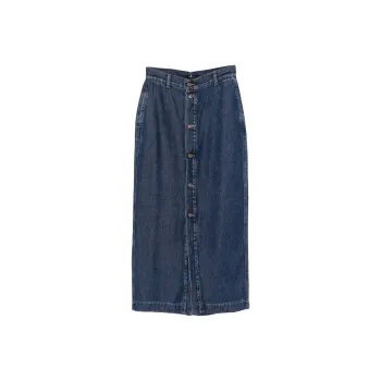 SEVEN Denim Long Skirts Women's Blue