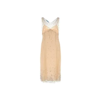 PRADA Embellished Sleeveless Dress