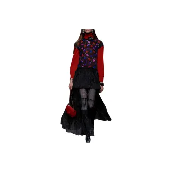 CHANEL FW23 Long-Sleeved Dresses Women's Multicolor