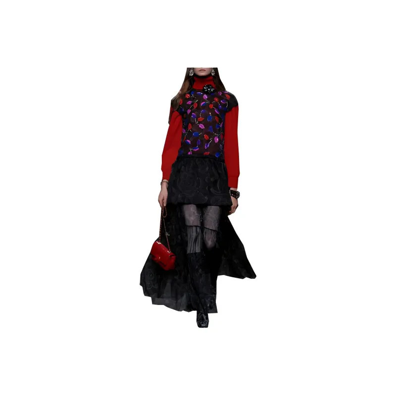 CHANEL FW23 Long-Sleeved Dresses Women's Multicolor-0